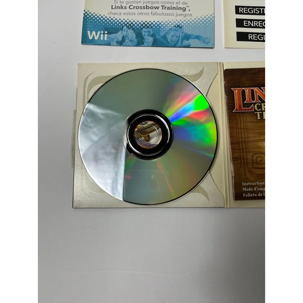 Link's Crossbow Training Nintendo Wii Game Zelda Series with Manual Sleeve